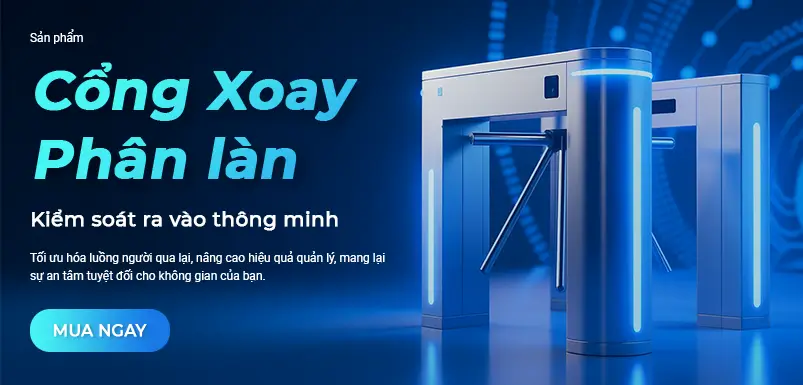 Sản phẩm cổng xoay 3 càng
